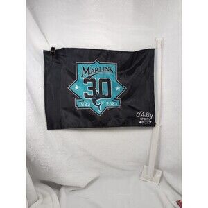 New Marlins 30th Anniversary Car Flag SGA Bally Sports Florida